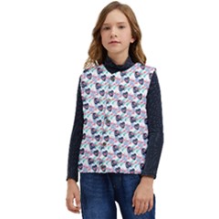 Beautiful Pattern Kid s Button Up Puffer Vest	