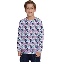 Beautiful Pattern Kids  Crewneck Sweatshirt