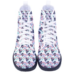 Beautiful Pattern Men s High-top Canvas Sneakers by Sparkle