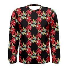 Floral Geometry Men s Long Sleeve T-shirt