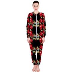 Floral Geometry Onepiece Jumpsuit (ladies)