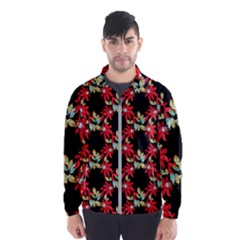 Floral Geometry Men s Windbreaker