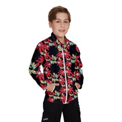 Floral Geometry Kids  Windbreaker