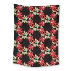 Floral Geometry Medium Tapestry