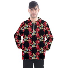 Floral Geometry Men s Half Zip Pullover