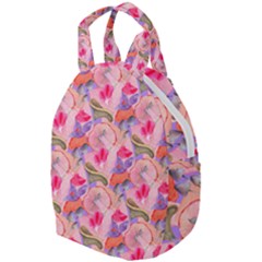 Pink Glowing Flowers Travel Backpack by Sparkle