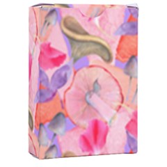 Pink Glowing Flowers Playing Cards Single Design (rectangle) With Custom Box