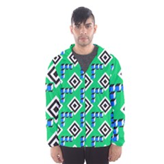 Beauitiful Geometry Men s Hooded Windbreaker