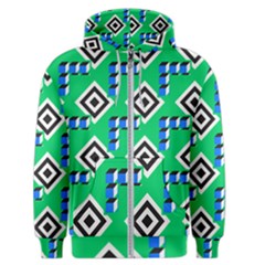 Beauitiful Geometry Men s Zipper Hoodie