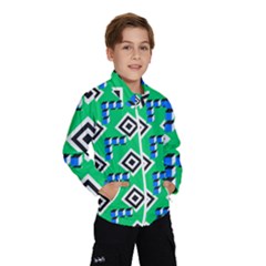 Beauitiful Geometry Kids  Windbreaker