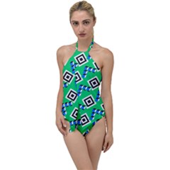 Beauitiful Geometry Go With The Flow One Piece Swimsuit by Sparkle