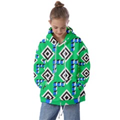 Beauitiful Geometry Kids  Oversized Hoodie