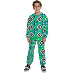 Beauitiful Geometry Kids  Sweatshirt Set