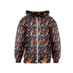 Beautiful Pattern Kids  Zipper Hoodie