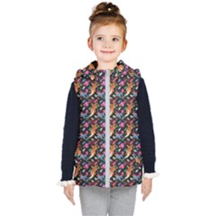 Beautiful Pattern Kids  Hooded Puffer Vest