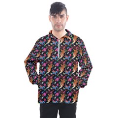 Beautiful Pattern Men s Half Zip Pullover