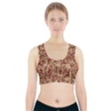 Apple Leftovers Collage Random Pattern Sports Bra With Pocket View1