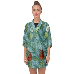 Spring Time Half Sleeve Chiffon Kimono by AlexandrouPrints