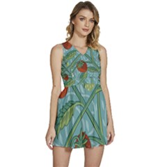 Spring Time Sleeveless High Waist Mini Dress