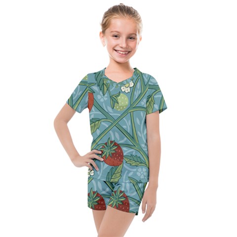 Spring Time Kids  Mesh T-shirt And Shorts Set by AlexandrouPrints