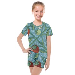 Spring Time Kids  Mesh T-shirt And Shorts Set