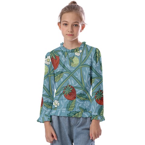 Spring Time Kids  Frill Detail T-shirt by AlexandrouPrints