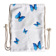 Butterfly-blue-phengaris Drawstring Bag (Large)