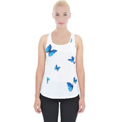 Butterfly-blue-phengaris Piece Up Tank Top