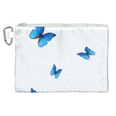 Butterfly-blue-phengaris Canvas Cosmetic Bag (XL)