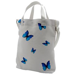 Butterfly-blue-phengaris Canvas Messenger Bag