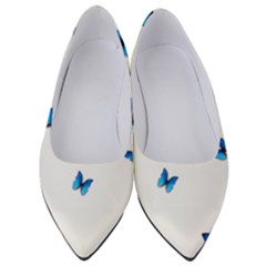 Butterfly-blue-phengaris Women s Low Heels