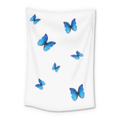 Butterfly-blue-phengaris Small Tapestry by saad11