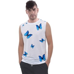 Butterfly-blue-phengaris Men s Regular Tank Top