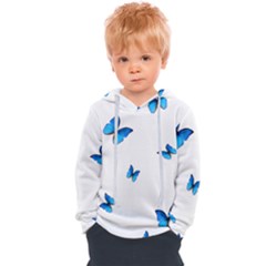 Butterfly-blue-phengaris Kids  Overhead Hoodie