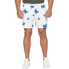 Butterfly-blue-phengaris Men s Runner Shorts