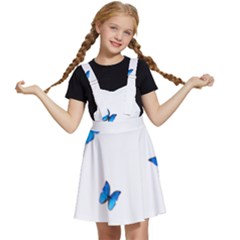 Butterfly-blue-phengaris Kids  Apron Dress