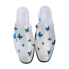 Butterfly-blue-phengaris Women s Classic Backless Heels