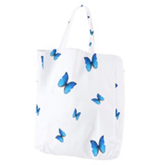 Butterfly-blue-phengaris Giant Grocery Tote by saad11