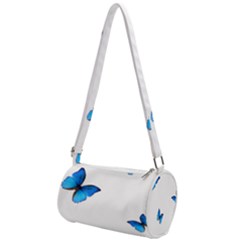 Butterfly-blue-phengaris Mini Cylinder Bag by saad11