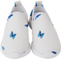 Butterfly-blue-phengaris Kids  Slip On Sneakers View1