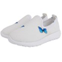 Butterfly-blue-phengaris Kids  Slip On Sneakers View2