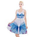 Butterfly-drawing-art-fairytale  Halter Party Swing Dress  View1