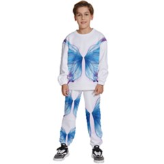 Butterfly-drawing-art-fairytale  Kids  Sweatshirt Set