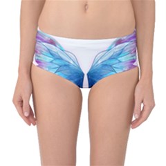 Butterfly-drawing-art-fairytale  Mid-waist Bikini Bottoms by saad11