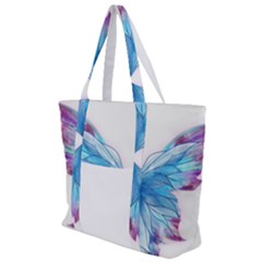 Butterfly-drawing-art-fairytale  Zip Up Canvas Bag by saad11