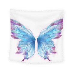 Butterfly-drawing-art-fairytale  Square Tapestry (small)