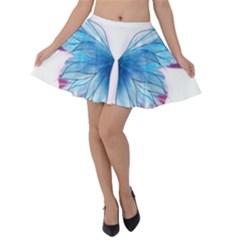 Butterfly-drawing-art-fairytale  Velvet Skater Skirt