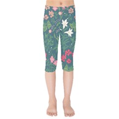 Spring Design  Kids  Capri Leggings  by AlexandrouPrints