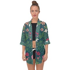 Spring Design  Open Front Chiffon Kimono by AlexandrouPrints