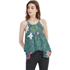 Spring Design  Flowy Camisole Tank Top by AlexandrouPrints